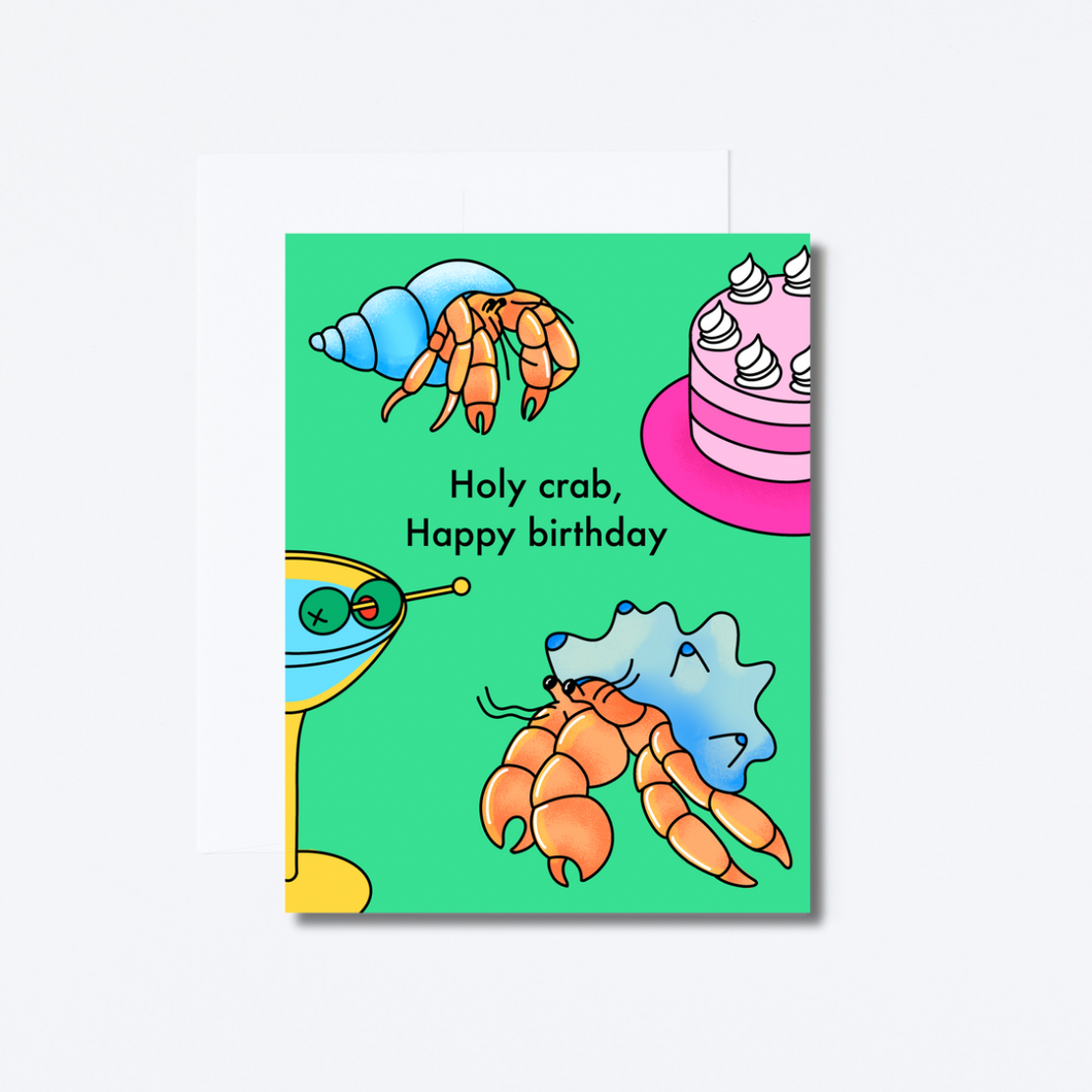 Crab Greeting Card