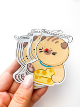 Load image into Gallery viewer, Don’t Touch My Food Cat Sticker