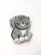 Load image into Gallery viewer, Gray Tabby Cat Sticker