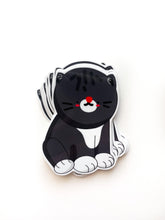 Load image into Gallery viewer, Black Tabby Cat Sticker