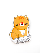 Load image into Gallery viewer, Orange Tabby Cat Sticker