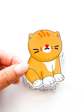 Load image into Gallery viewer, Orange Tabby Cat Sticker