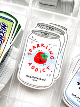 Load image into Gallery viewer, Strawberry Sparkling Addict Sticker