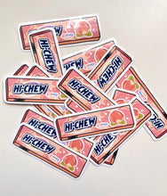 Load image into Gallery viewer, Hi-Chew Peach sticker