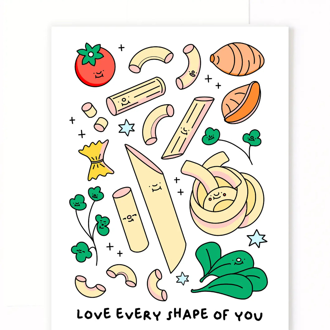 Pasta Greeting Card