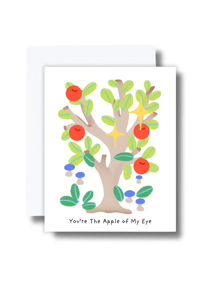 Apple Of My Eye Greeting Card