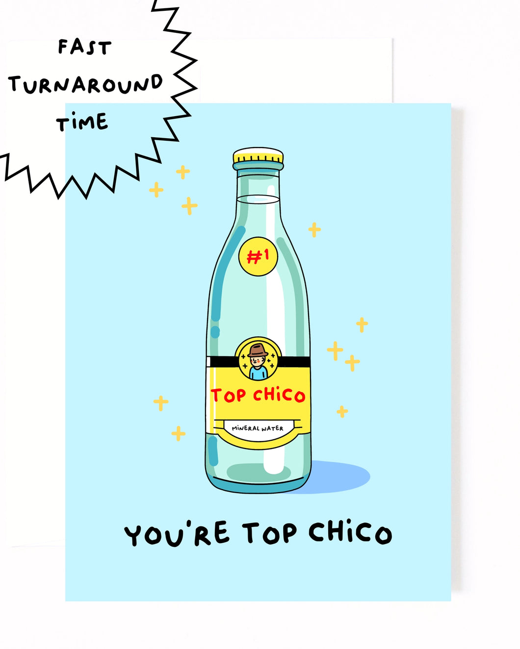 Top Chico Greeting Card