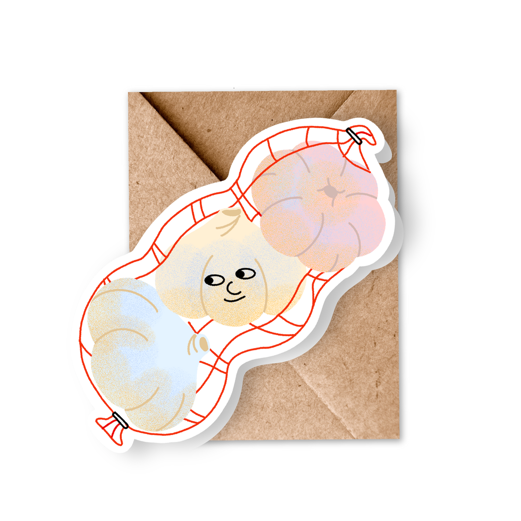 Mini Garlic Greeting Card