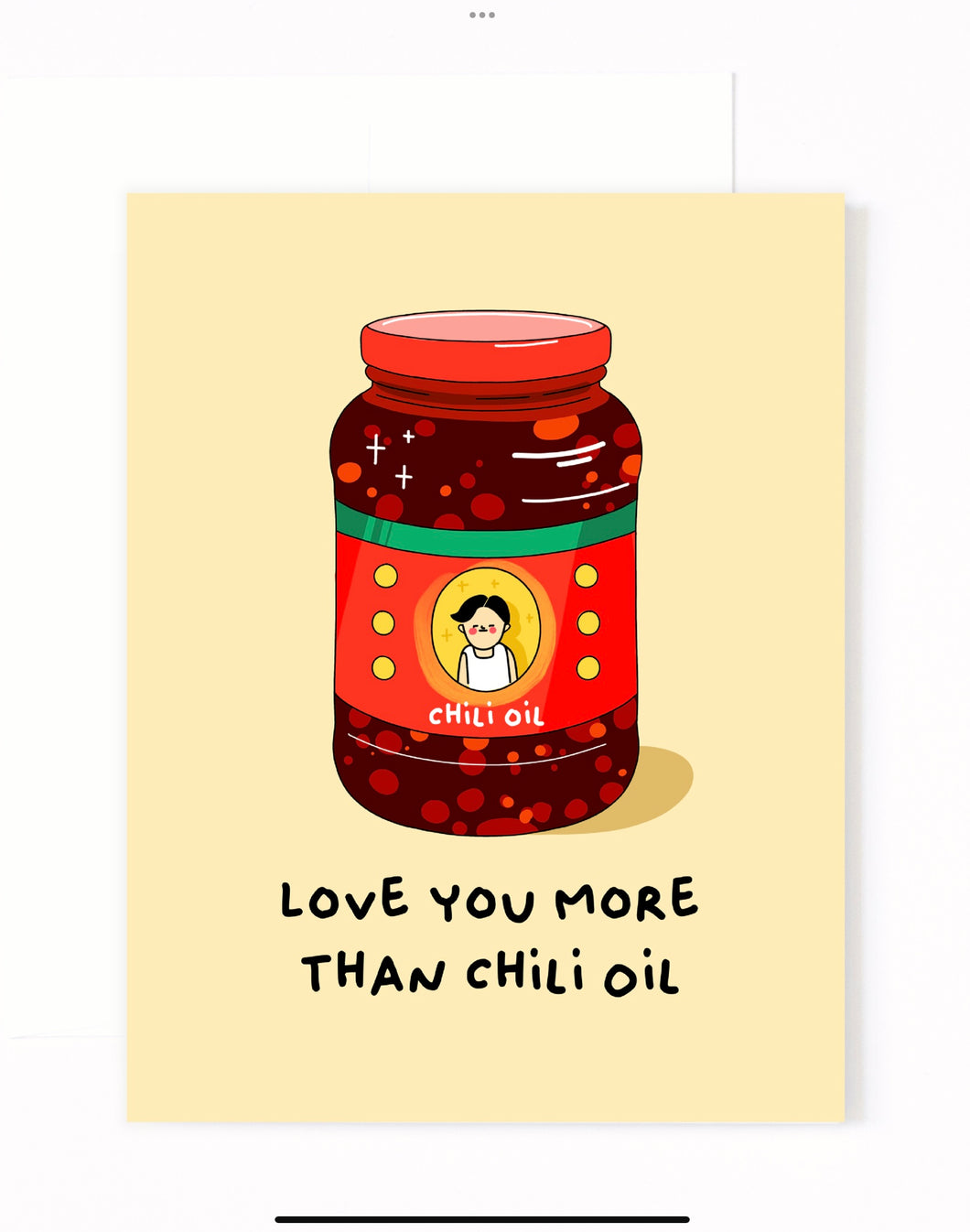 Chili Oil Greeting Card
