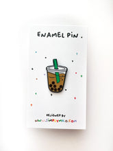 Load image into Gallery viewer, Boba Enamel Pin
