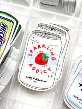 Load image into Gallery viewer, Strawberry Sparkling Addict Sticker
