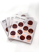 Load image into Gallery viewer, Cheeky Choco Sticker Sheet
