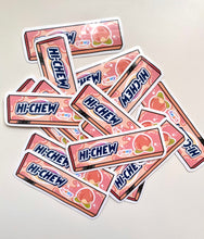 Load image into Gallery viewer, Hi-Chew Peach sticker
